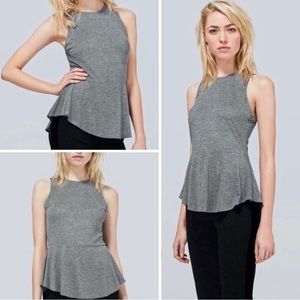 Wilfred Concorde Peplum Tank Heather Grey